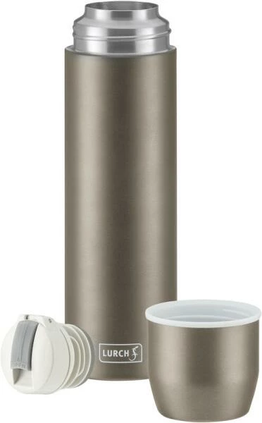 Lurch Isolier-Flasche Mit Becher Earth Grey 0,45L 1