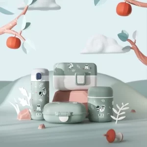 Monbento MB Pop Isolierflasche In Grün Raccoon 15