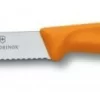Victorinox Tomaten- Und Wurstmesser Mit Wellenschliff, 11 Cm, Orange 7