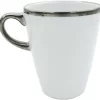 Pillivuyt Frühstückstasse Eden Mit Platinum Untertasse Eden Durchmesser 150 Mm 10