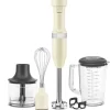 KitchenAid Stabmixer Set In Creme, Kabelgebunden 28